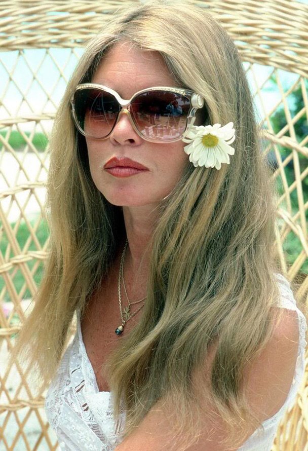 Brigitte Bardot photo with sunglasses