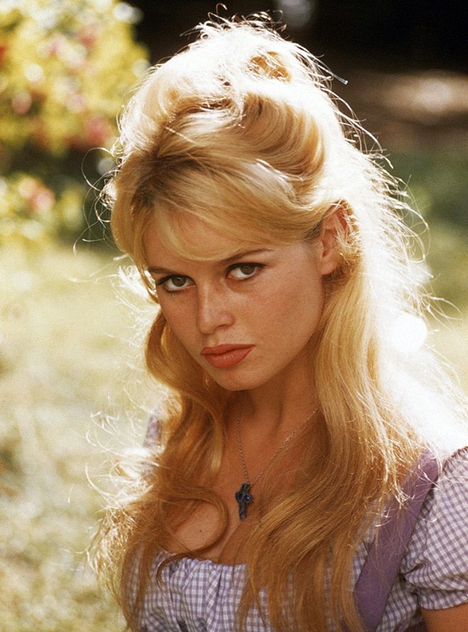 Brigitte Bardot photo in his youth