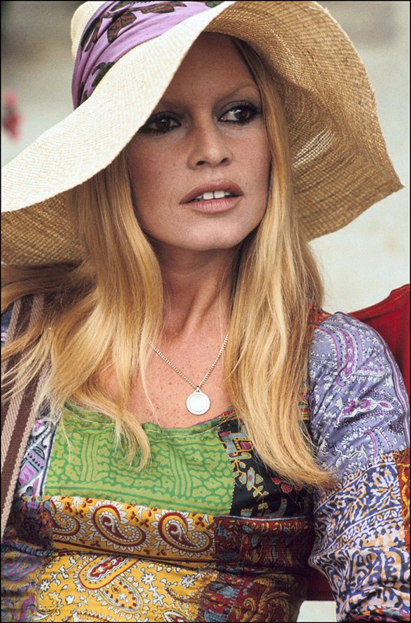 Brigitte Bardot photo in a hat