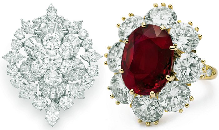 jewelry with large diamonds