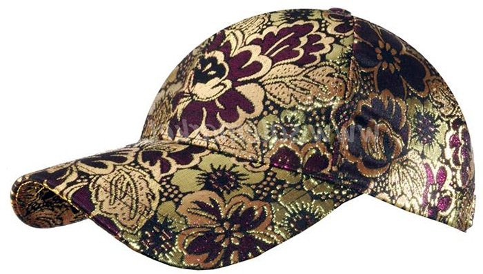 Women's baseball cap, brocade, photo