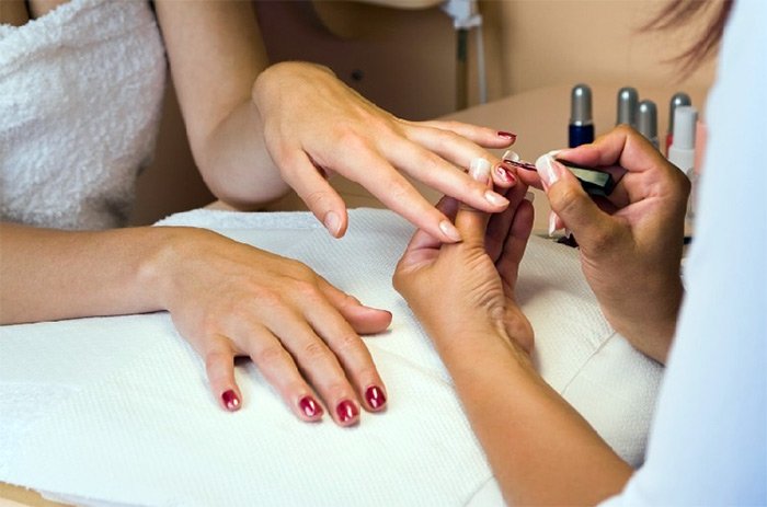 Salon professional hand and nail care