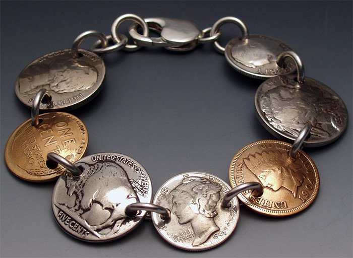 bracelet of coins