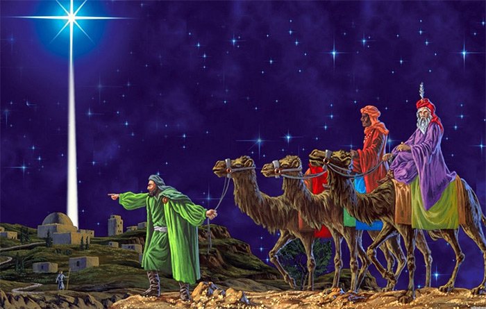 Nativity of Christ - Star of Bethlehem shows the way