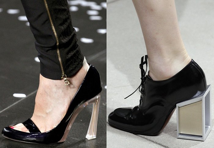 Fashionable women's shoes, heel models