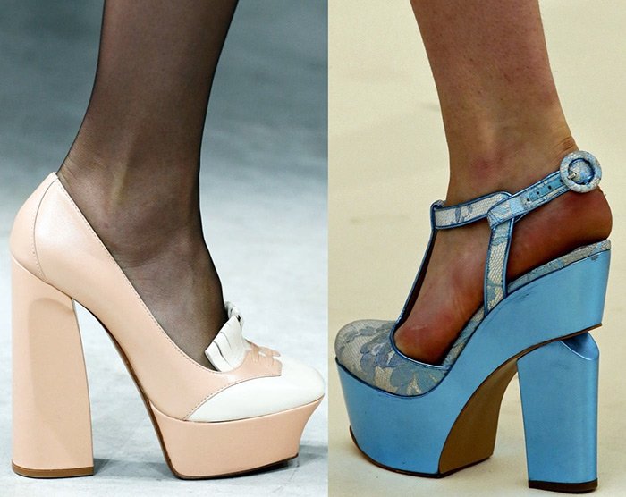 Fashionable women's shoes, heel models