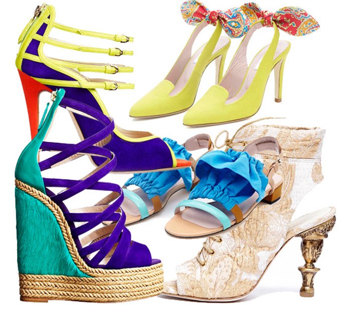 Fashionable shoes spring-summer 2024 - decor