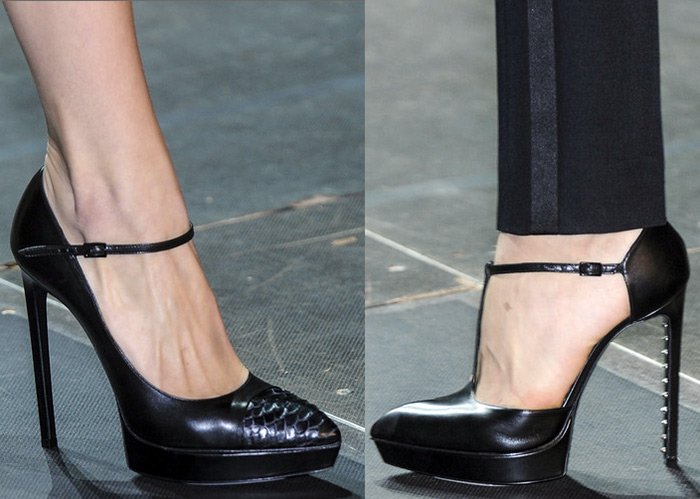 Fashionable shoes Saint Laurent spring-summer 2024 photo