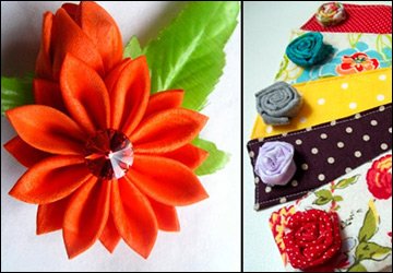 How to choose fabrics for making flowers