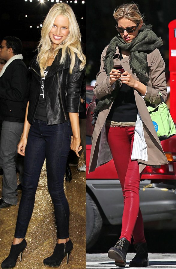 Karolina Kurkova's clothing style