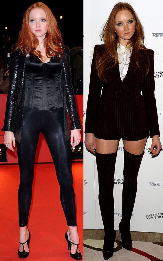 Lily Cole's clothing style, photo