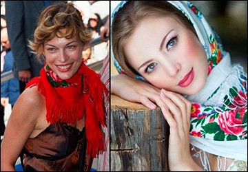 Russian shawls and scarves