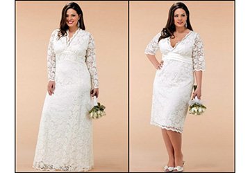 Wedding dresses for fat brides