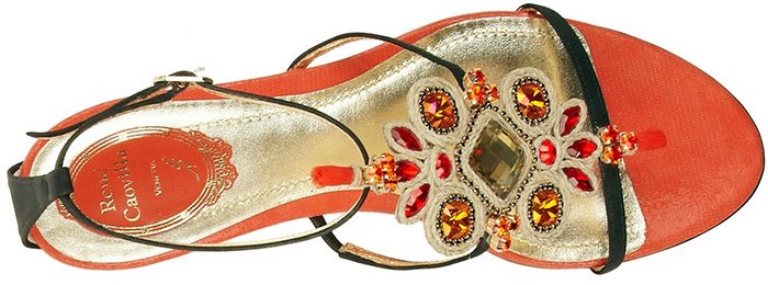 Fashionable sandals 2024, rhinestones photos