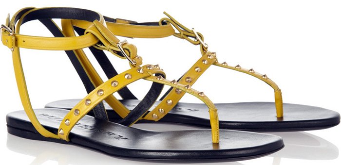 Fashionable women's sandals Burberry 2024 photo