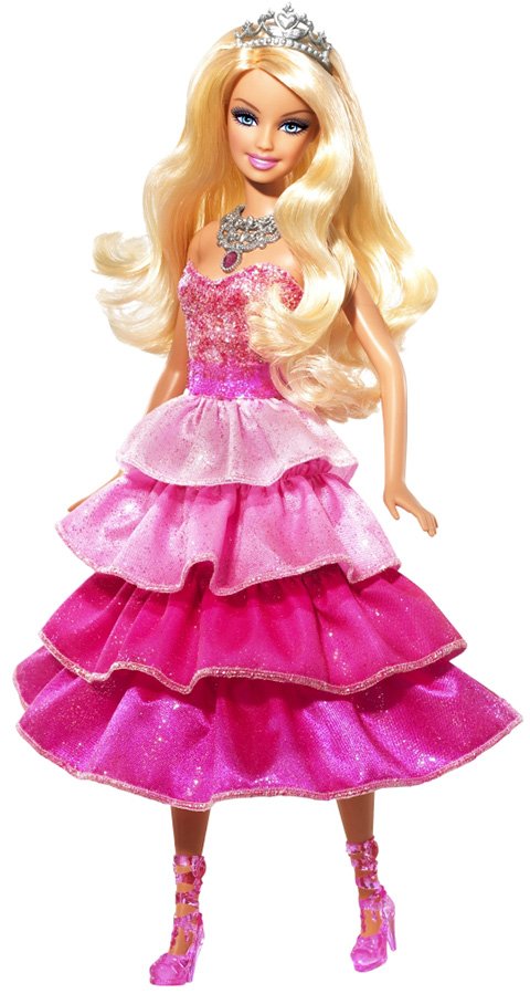 Princess barbie wearing a crown