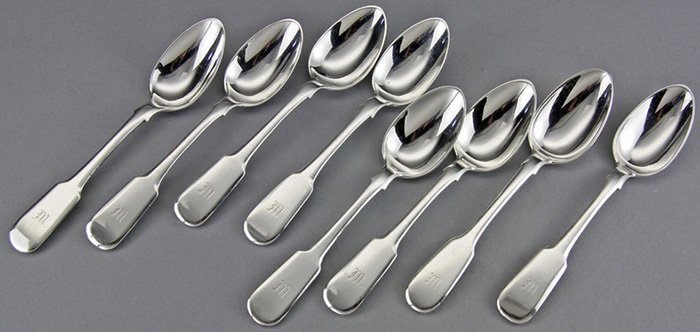 silver spoons, photo