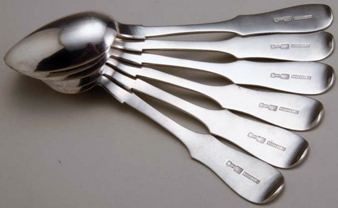 silver spoons, photo