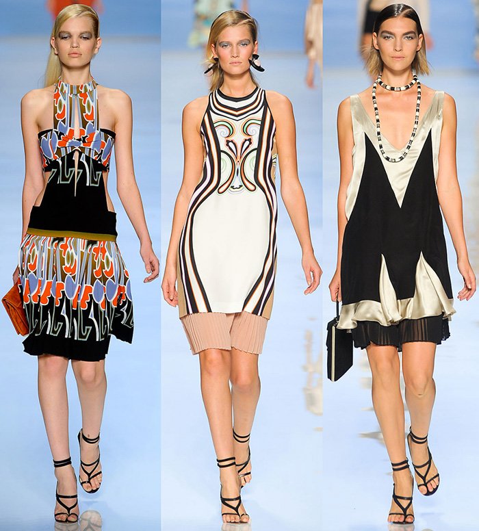 Dresses of the Italian Fashion House Etro photo