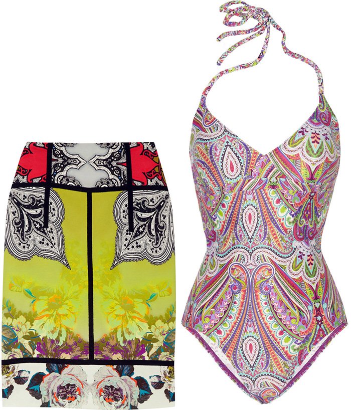 Etro dress and swimsuit