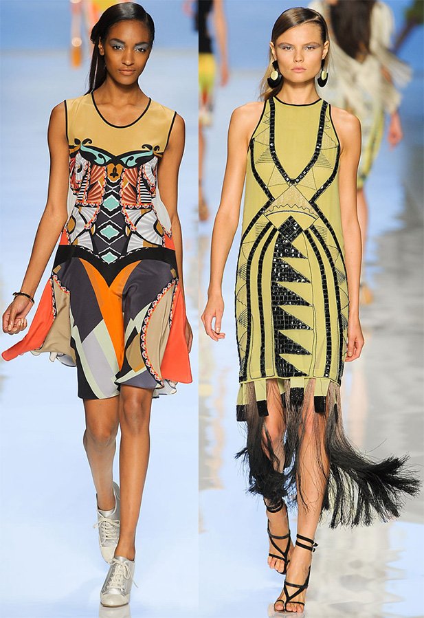 Photo of dresses from the Italian brand Etro