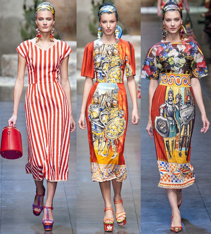 Fashionable dresses Dolce & Gabbana spring-summer 2024 photo