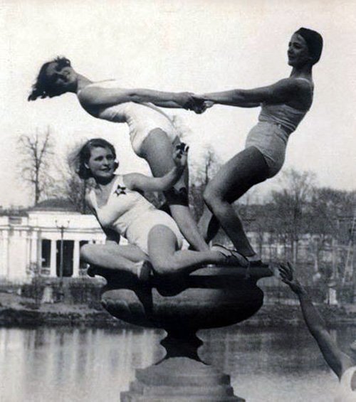 Fitness and training for women from the USSR, photo