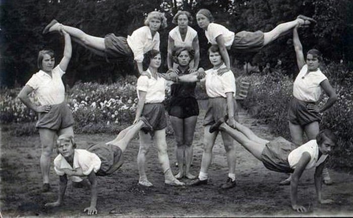 Fitness and training for women from the USSR, photo