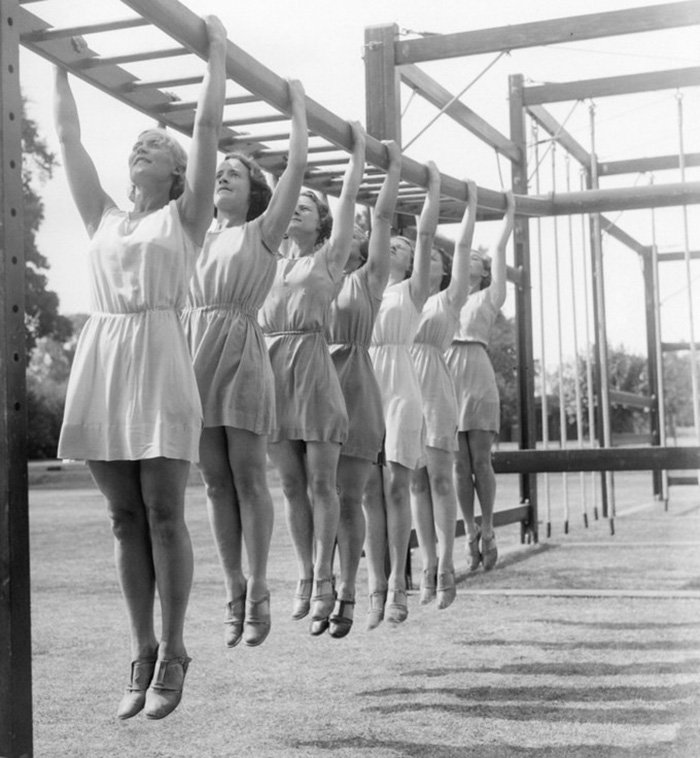 Fitness training for women from the USSR photo