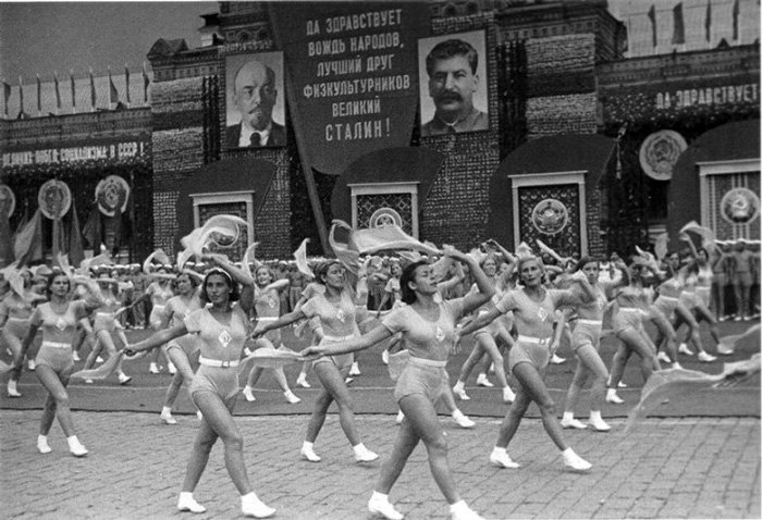 Soviet photo, women and workouts, sports, fitness