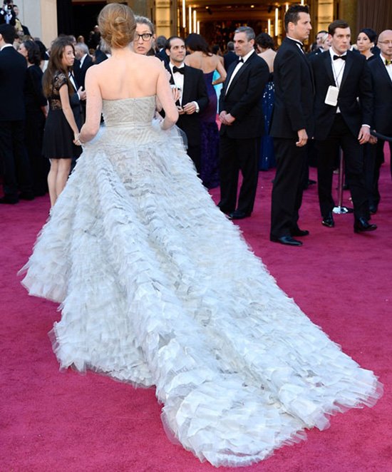 Beautiful dresses in the photo, from the Academy Awards