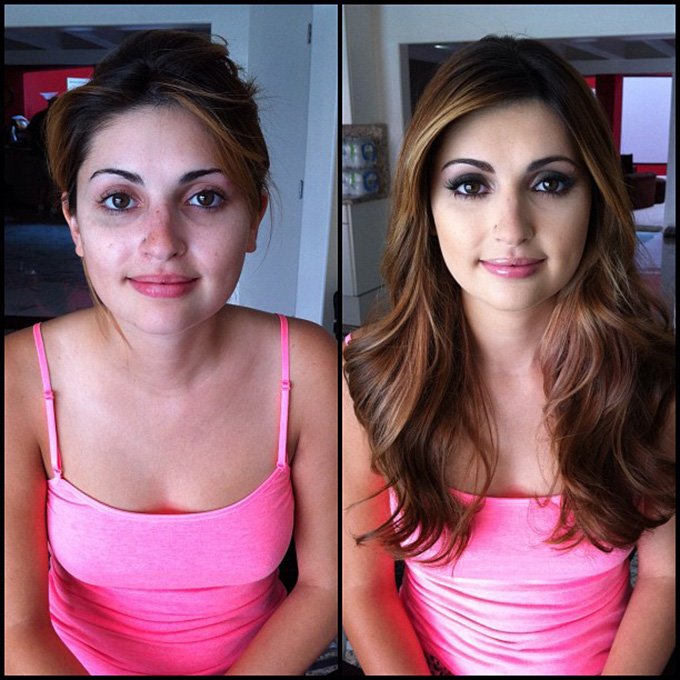 Makeup makeover