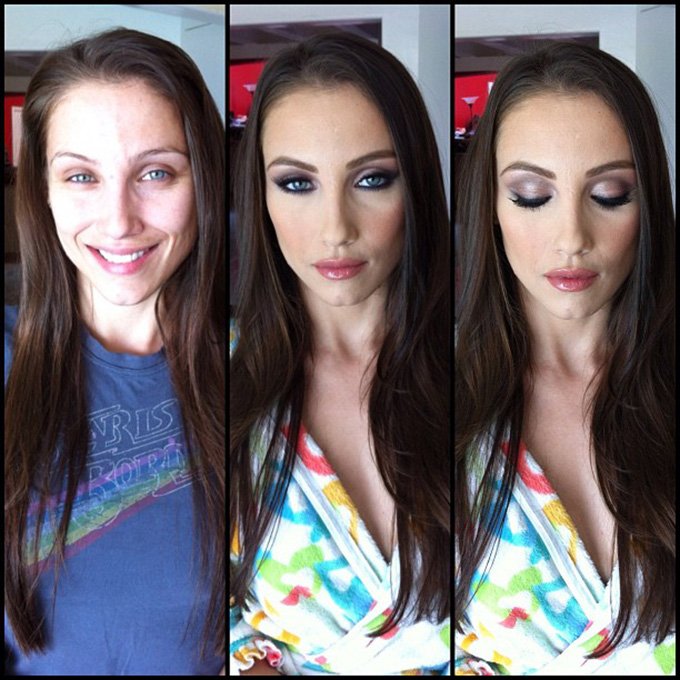 Makeup makeover