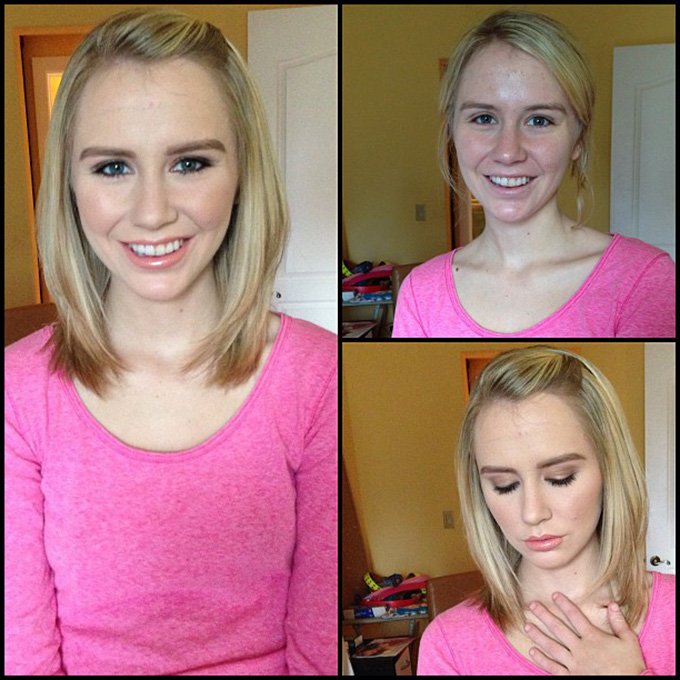 Makeup makeover