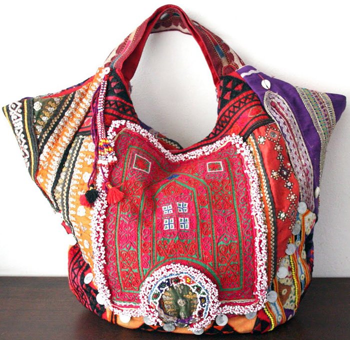 DIY patchwork bag