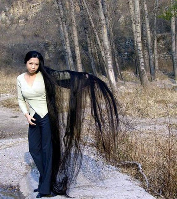 Long hair girl, photo