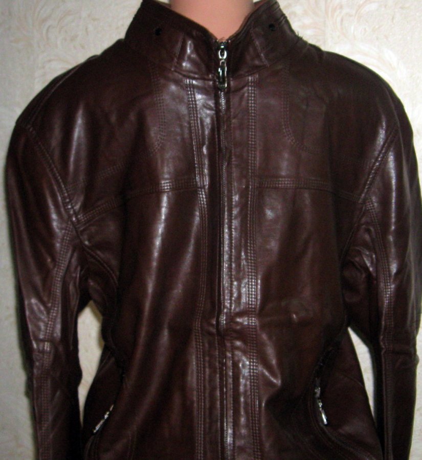 Women's eco-leather jacket, photo