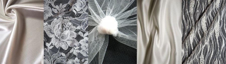 Wedding fabrics for sewing wedding dresses