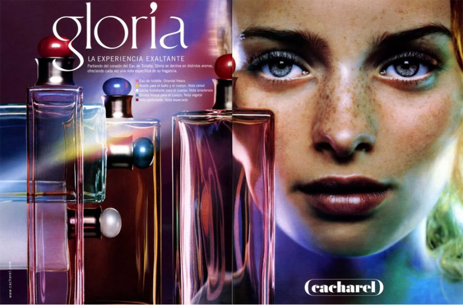 Parfum Gloria Cacharel par Oliver Cresp