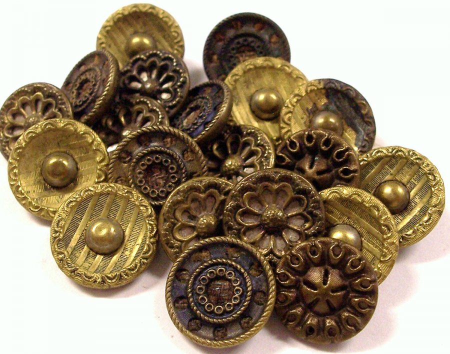 Collection of buttons, photo