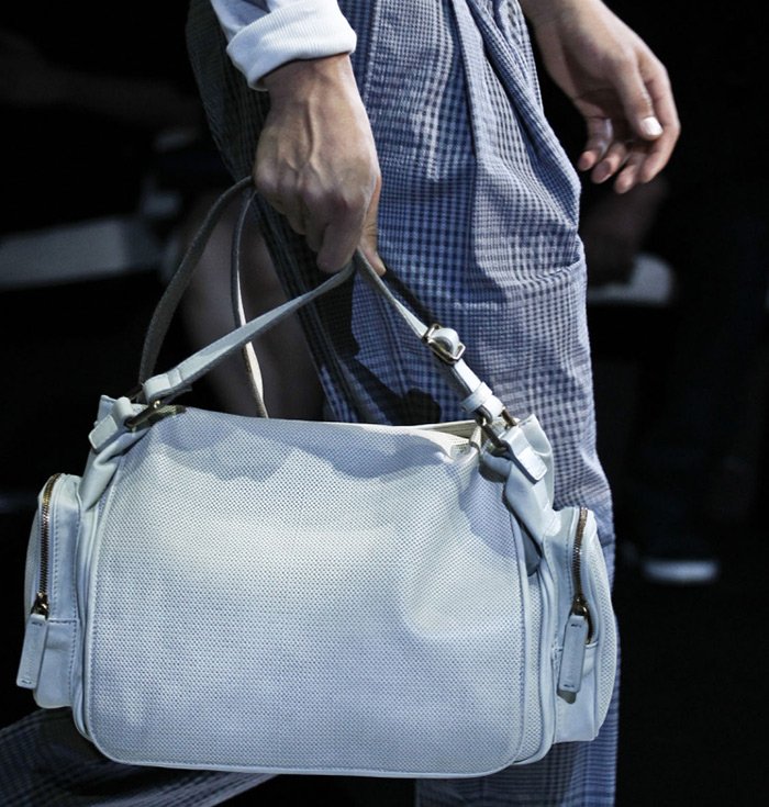 fashionable men's bags Giorgio Armani 2024, photo