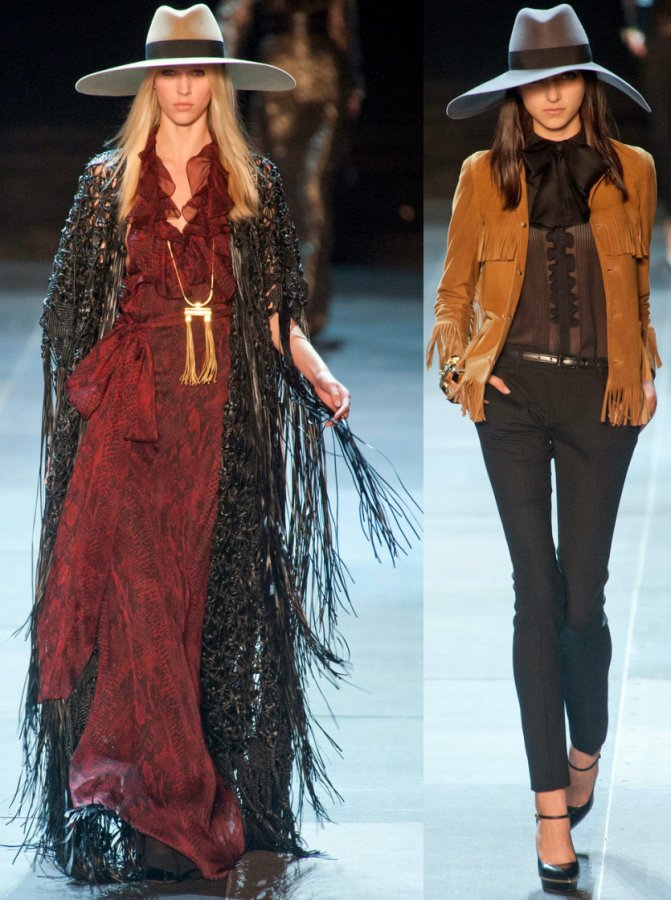 Fashion trends 2024, fringe, photo