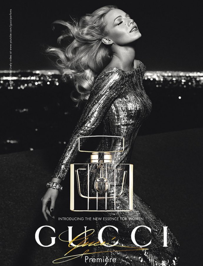 Photo from the advertising campaign of the fragrance