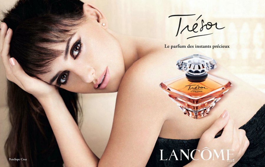 Lancome fragrance advertising