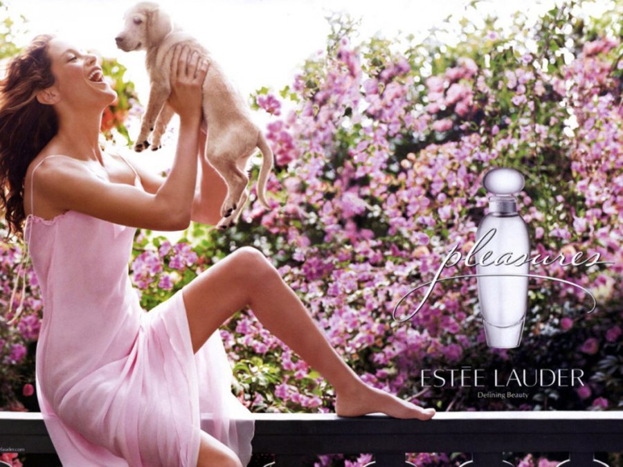 Estee Lauder perfume advertising photos