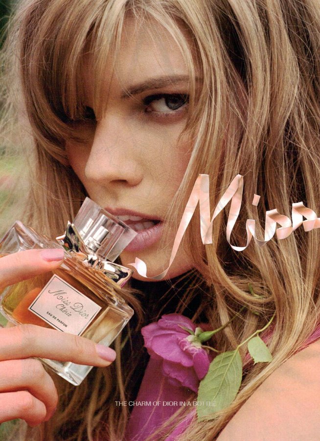 advertising for Dior fragrances