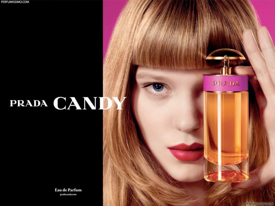 Photo from the advertising campaign of the fragrance