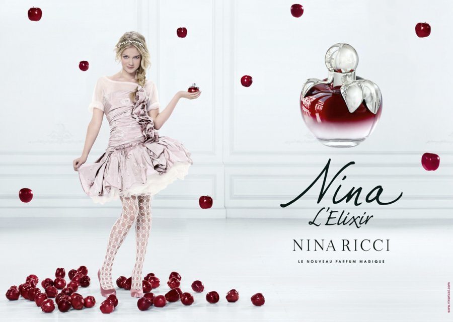 Advertising for Nina Richie fragrances