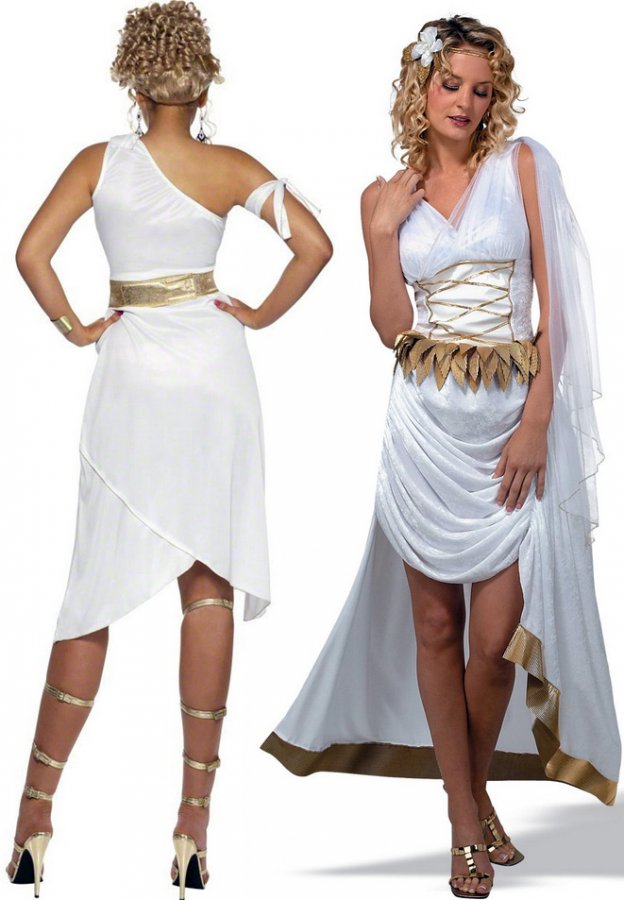 Dresses for graduation in the Greek style photo