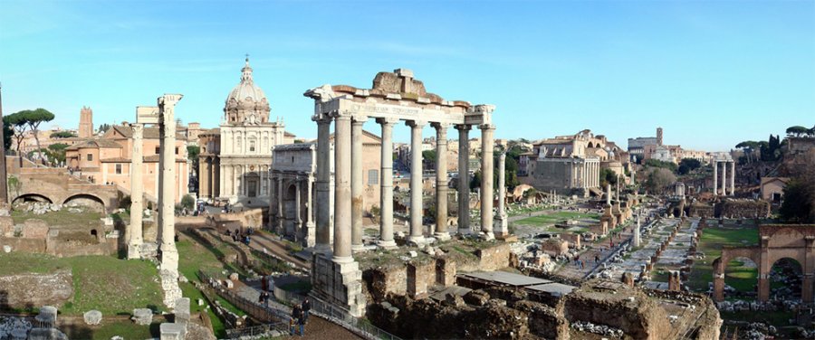 Ruins of one of the first photo forums